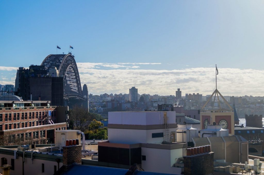 Sydney YHA Hostel Rooftop View