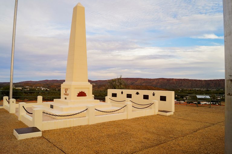 Anzac Hill Lookout in Alice Springs