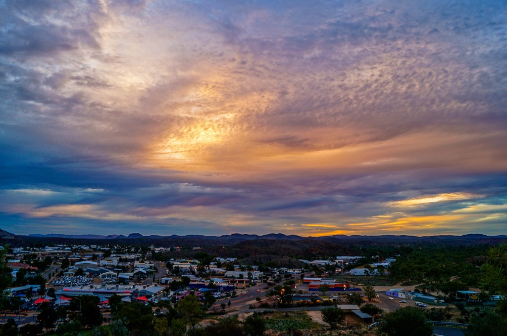 Early Sunset Anzac Hill Alice Springs