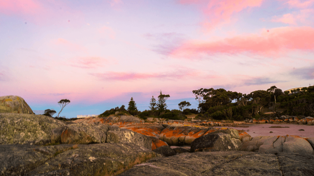 Sunset at Bay of Fires