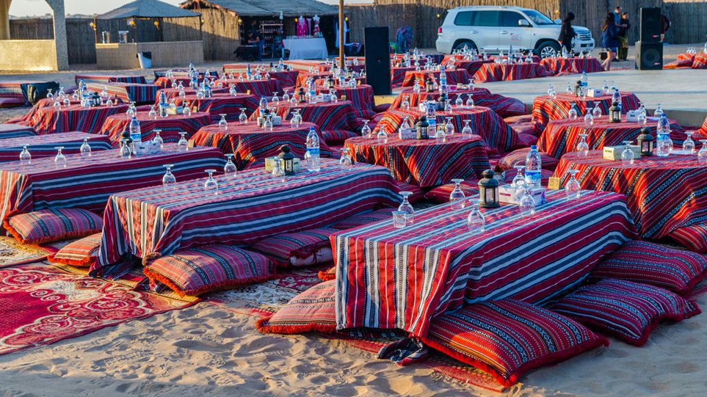 Dubai desert camp