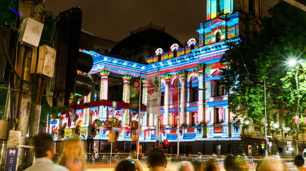 Melbourne Town Hall Christmas 2014