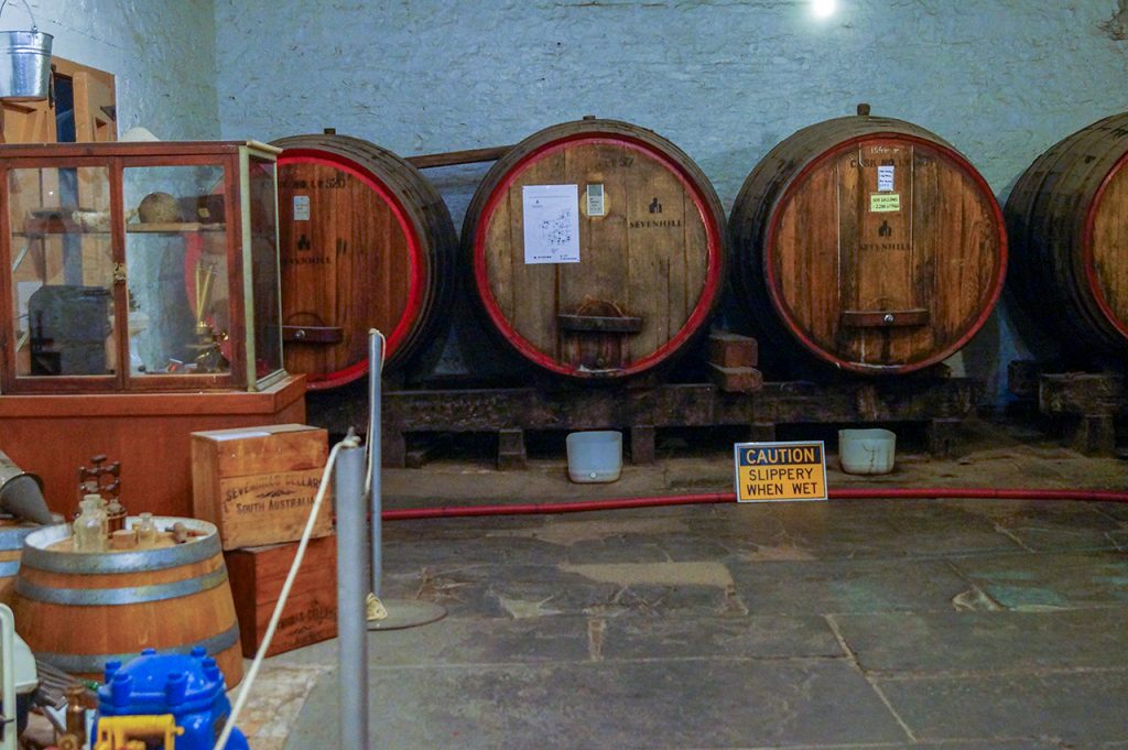 Upstairs in the Winery