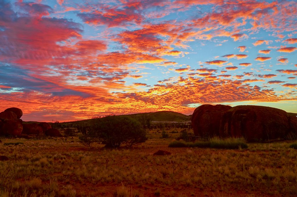 Devils Marbles Sunset