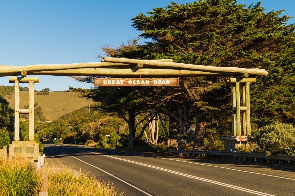 The Great Ocean Road Sign