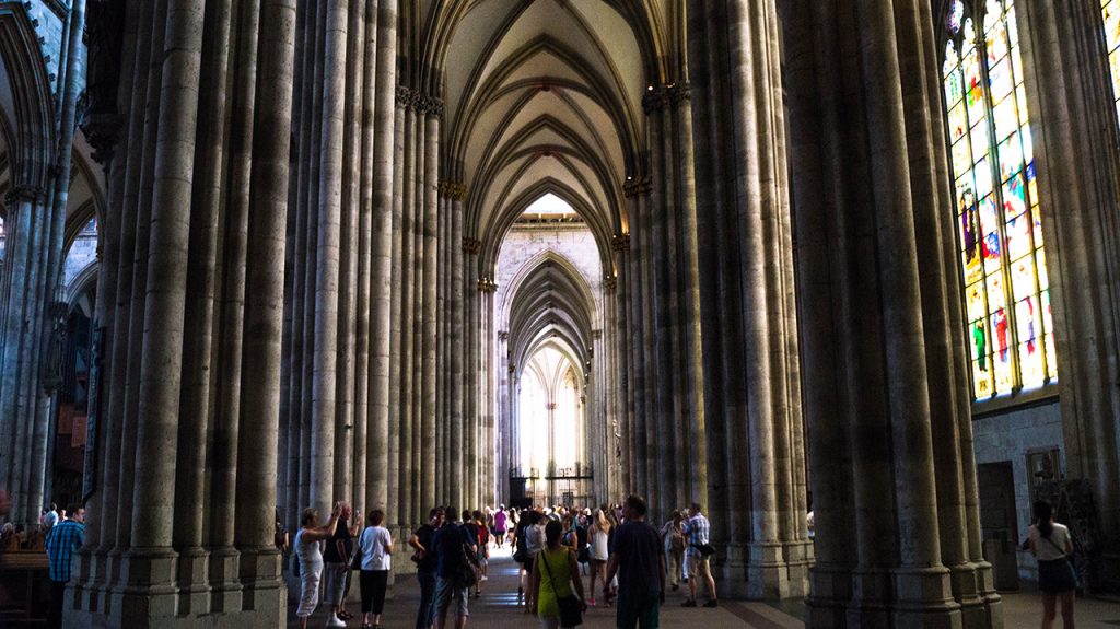 Inside Koeln Cathedral