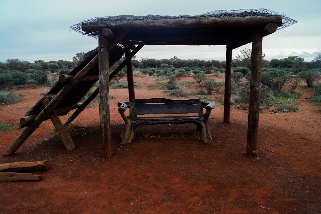 Uluru "shade-station" seating