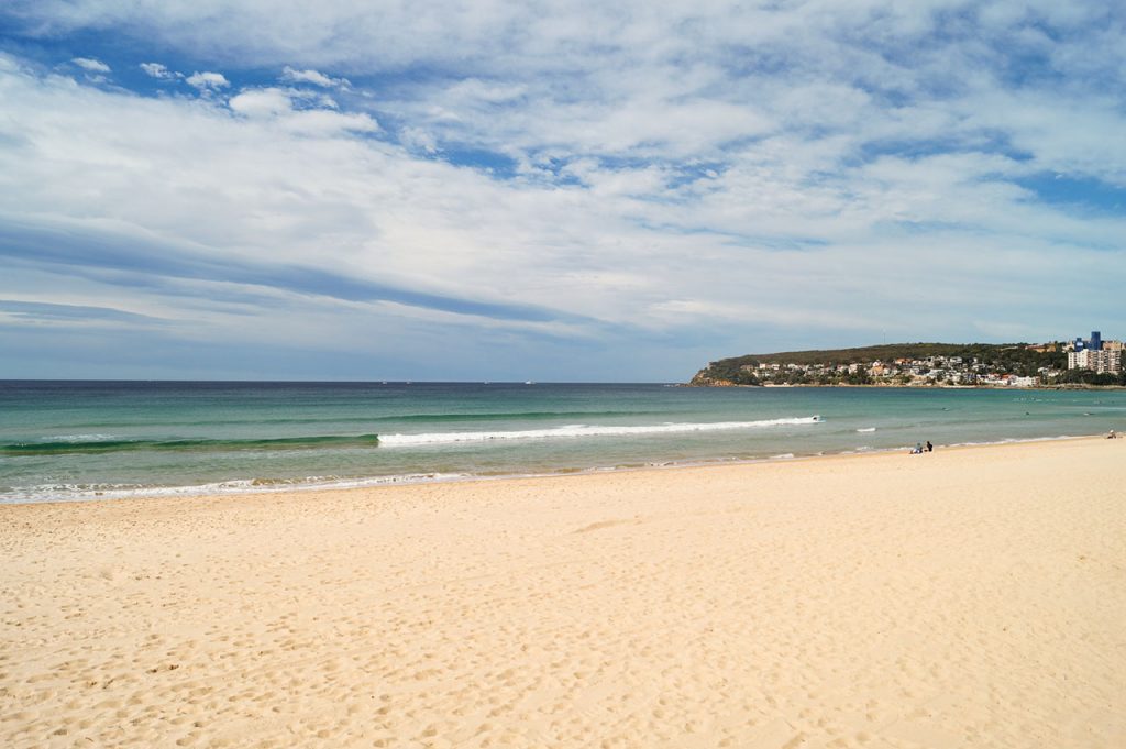 Bondi beach in the winter